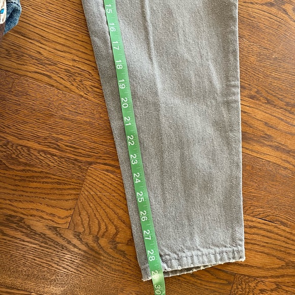 Vintage pleated western gray high rise jeans - Picture 3 of 12